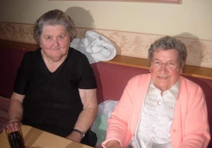 My mum betty and auntie stella 